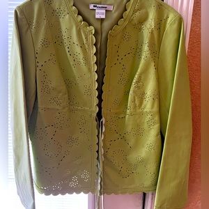 Womens size 12 genuine leather jacket